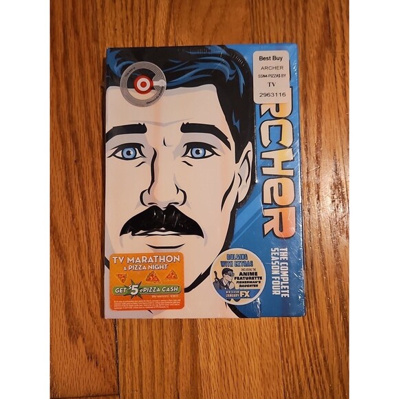 Archer: the Complete Season Four (DVD, 2013) New, Sealed - Picture 1 of 4